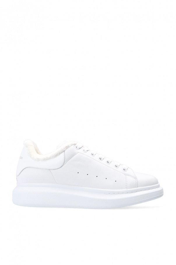 Alexander McQueen alexander mcqueen pink velvet sneakers